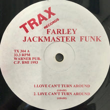 Load image into Gallery viewer, Farley Jackmaster Funk* / Housemaster Boys* : Love Can't Turn Around / Housenation (12", Red)