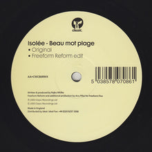 Load image into Gallery viewer, Isolée : Beau Mot Plage (12")