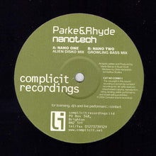 Load image into Gallery viewer, Parke & Rhyde : Nanotech (12")