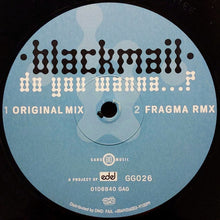Load image into Gallery viewer, Blackmail : Do You Wanna...? (12")