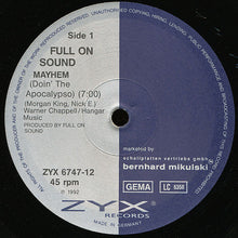 Load image into Gallery viewer, Full On Sound : Mayhem (12", Single)