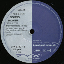 Load image into Gallery viewer, Full On Sound : Mayhem (12", Single)