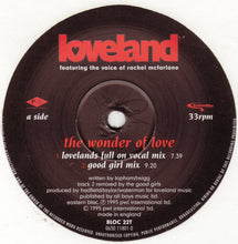 Load image into Gallery viewer, Loveland Featuring The Voice Of Rachel McFarlane : The Wonder Of Love (12", Single)