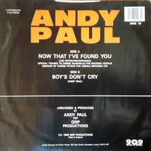 Load image into Gallery viewer, Andy Paul : Now That I've Found You (12", Single)