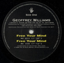 Load image into Gallery viewer, Geoffrey Williams : Free Your Mind / I Guess I Will Always Love You (12")