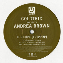 Load image into Gallery viewer, Goldtrix Presents Andrea Brown : It's Love (Trippin') (Original / Different Gear / Tillmann Uhrmacher Mixes) (12", Single)
