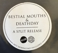 Load image into Gallery viewer, Bestial Mouths / Deathday : White Eyes / Dead Voices (12", Ltd)