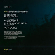 Load image into Gallery viewer, Simone Gatto : Motherland EP (12")