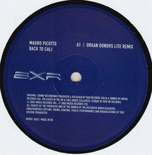 Load image into Gallery viewer, Mauro Picotto : Back To Cali (2 Of 2) (12")