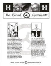Load image into Gallery viewer, The Horrorist : Run For Your Life (12")