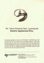 Load image into Gallery viewer, Mr. Velcro Fastener Featuring Laser Squad : Electric Appliances Remixes (12")
