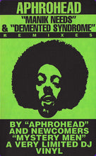Load image into Gallery viewer, Aphrohead : Manik Needs & Demented Syndrome Remixes (12", Ltd, Promo)