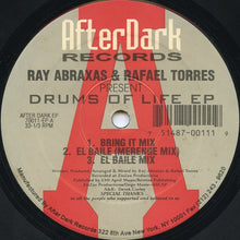 Load image into Gallery viewer, Ray Abraxas & Rafael Torres : Drums Of Life EP (12")
