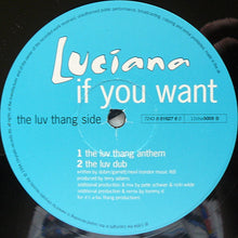 Load image into Gallery viewer, Luciana : If You Want (12", Single, 2/2)