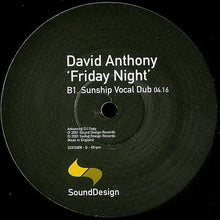Load image into Gallery viewer, David Anthony : Friday Night (12", Promo)