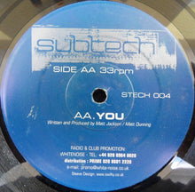 Load image into Gallery viewer, Subtech : Dark Horizon / You (12")