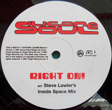 Load image into Gallery viewer, Silicone Soul Featuring Louise Clare Marshall : Right On! (Steve Lawler Mixes) (12")