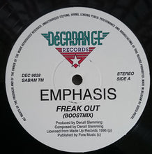 Load image into Gallery viewer, Emphasis (6) / Kamikaze (13) : Freak Out / Sweet Desire (12")