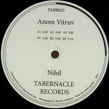 Load image into Gallery viewer, Anom Vitruv : Nihil (12", MiniAlbum)
