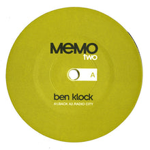 Load image into Gallery viewer, Ben Klock : Memo 02 (12")