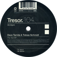 Load image into Gallery viewer, Dave Tarrida & Tobias Schmidt : The Test EP (12", EP)