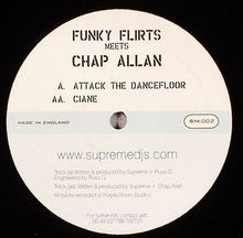 Load image into Gallery viewer, Funky Flirts (2) Meets Chap Allan : Attack The Dancefloor / Ciane (12")