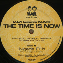 Load image into Gallery viewer, Masters At Work Featuring Wunmi : The Time Is Now (12")