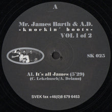 Load image into Gallery viewer, Mr. James Barth & A.D. : Knockin' Boots (Vol 1 Of 2) (12")