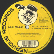 Load image into Gallery viewer, Byron Stingily : Why Can't You Be Real (2x12")