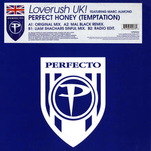Load image into Gallery viewer, Loverush UK! Featuring Marc Almond : Perfect Honey (Temptation) (12")