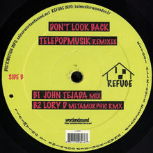 Load image into Gallery viewer, Telepopmusik* : Don't Look Back Remixes (12", Dar)