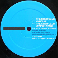 Load image into Gallery viewer, Transparent Sound : The Cider Club EP (12", EP)