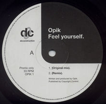 Load image into Gallery viewer, Opik : Feel Yourself (12", Promo)