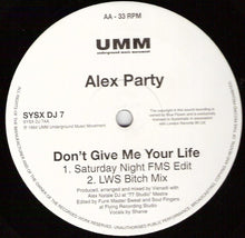 Load image into Gallery viewer, Alex Party : Don't Give Me Your Life (12")