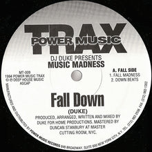 Load image into Gallery viewer, DJ Duke Presents Music Madness : Fall Down (12")