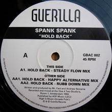 Load image into Gallery viewer, Spank Spank (2) : Hold Back (12")
