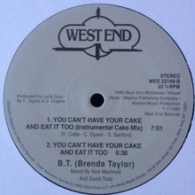 Load image into Gallery viewer, Brenda Taylor : You Can't Have Your Cake And Eat It Too (12", RE, RM)