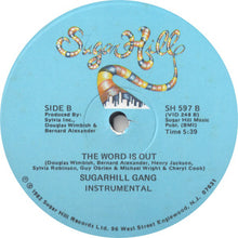 Load image into Gallery viewer, Sugarhill Gang : The Word Is Out (12")