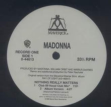 Load image into Gallery viewer, Madonna : Nothing Really Matters (2x12")