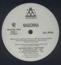 Load image into Gallery viewer, Madonna : Nothing Really Matters (2x12")