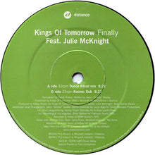 Load image into Gallery viewer, Kings Of Tomorrow Feat. Julie McKnight : Finally (2x12")
