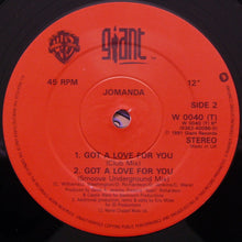 Load image into Gallery viewer, Jomanda : Got A Love For You (12", Single)