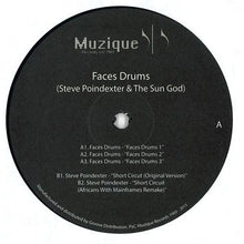 Load image into Gallery viewer, Steve Poindexter & The Sun God : Faces Drums (12", RE)