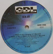 Load image into Gallery viewer, Ex-It : I Want It All (12")