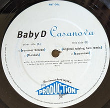 Load image into Gallery viewer, Baby D : Casanova (12", Single, Par)