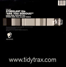 Load image into Gallery viewer, Stimulant DJs : Are You Serious? (12")