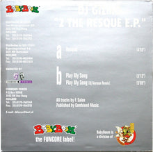 Load image into Gallery viewer, DJ Gizmo : 2 The Resque E.P. (12", EP)