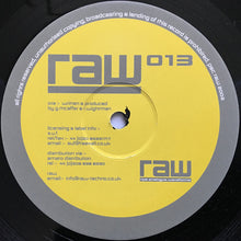 Load image into Gallery viewer, Guy McAffer & R.Wightman : RAW 013 (12")