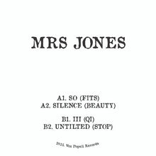 Load image into Gallery viewer, Mrs Jones : Mrs Jones (12", EP)