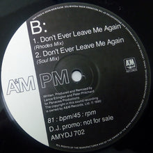 Load image into Gallery viewer, Lance Ellington : Don't Ever Leave Me Again (12", Promo)